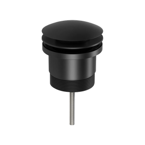 40mm Dome Pop Up Universal Waste Matte Black - Matte Black