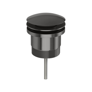 40mm Dome Pop Up Universal Waste Brushed Carbon - Brushed Carbon