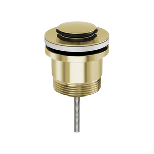 40mm Flat Pop Up Universal Waste Brushed Gold - Brushed Gold