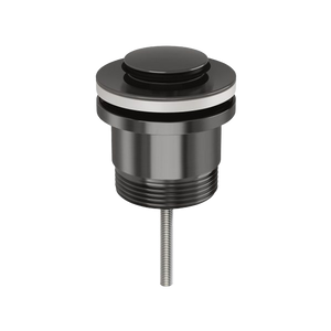 40mm Flat Pop Up Universal Waste Brushed Carbon - Brushed Carbon