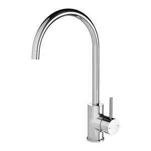 Pina Sink Mixer 200mm Gooseneck Chrome - Chrome