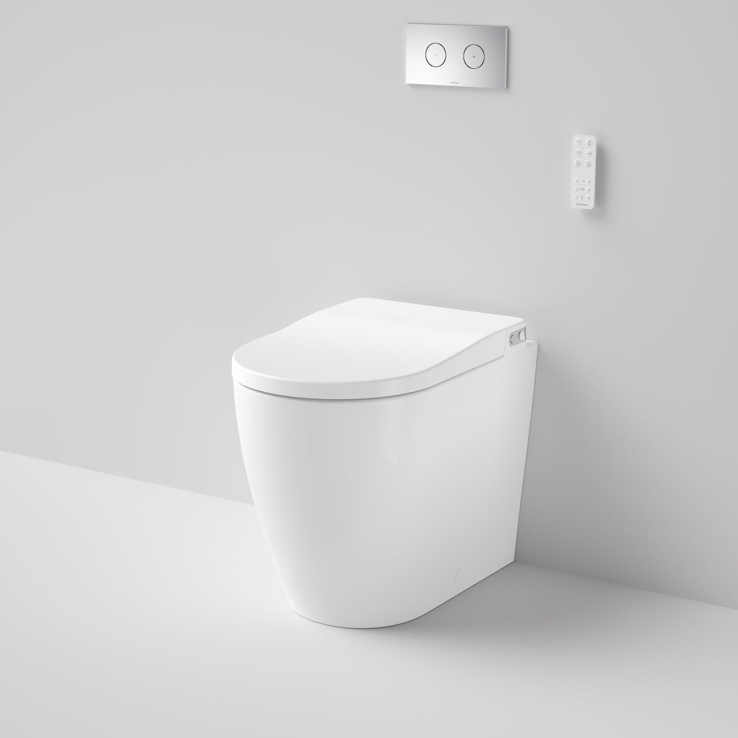 Urbane II Bidet Cleanflush Invisi Series II Wall Faced Toilet Suite