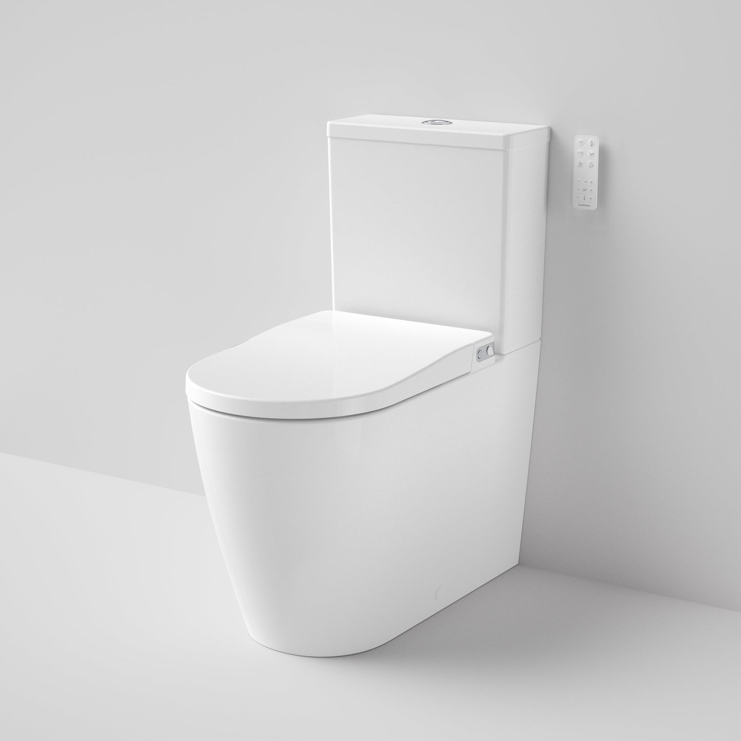 Urbane II Bidet Cleanflush Wall Faced Close Coupled Back Entry Toilet Suite