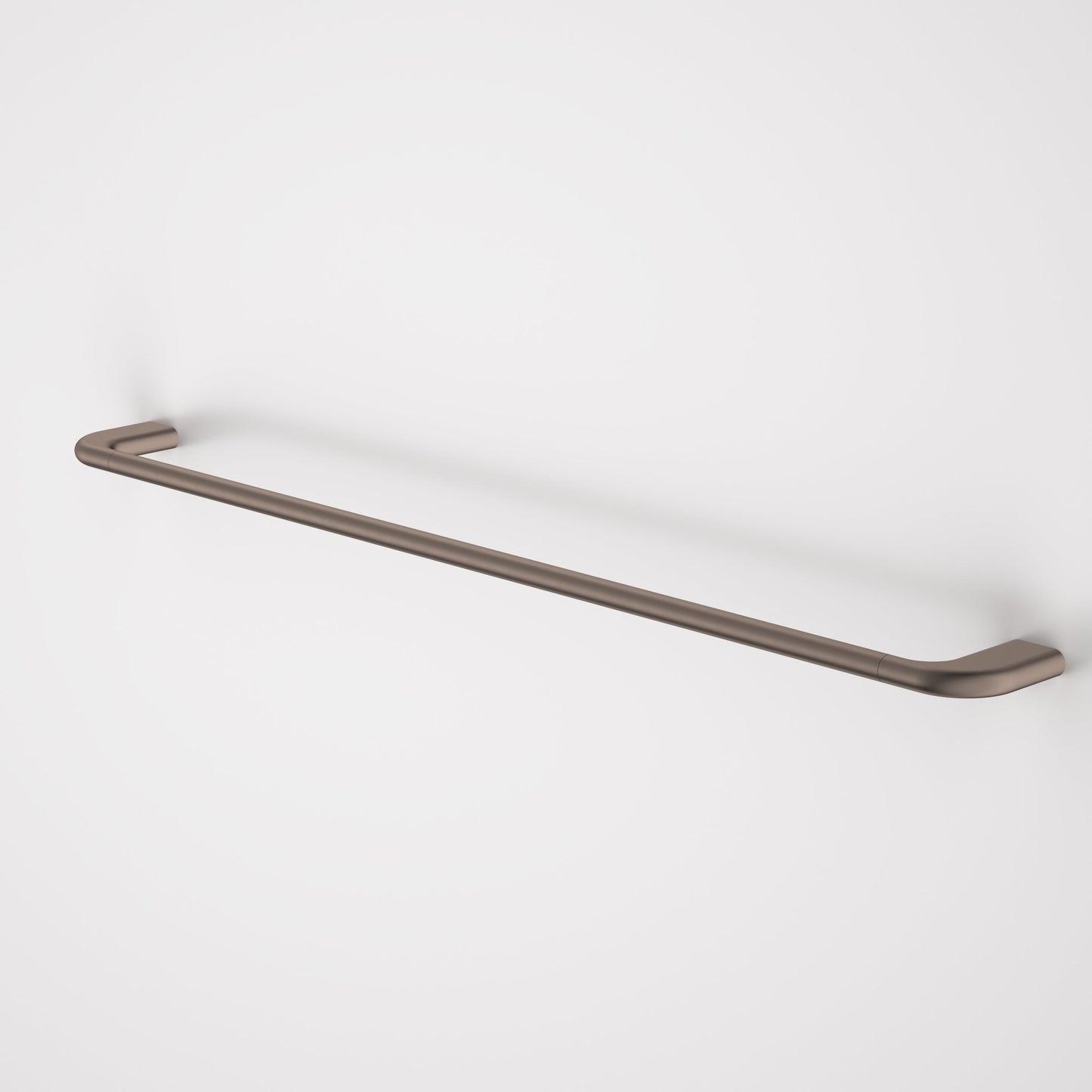 Contura II 820mm Single Towel Rail Brushed Bronze