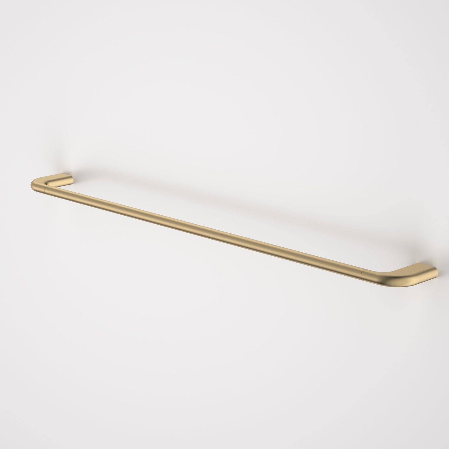 Contura II 820mm Single Towel Rail Brushed Brass