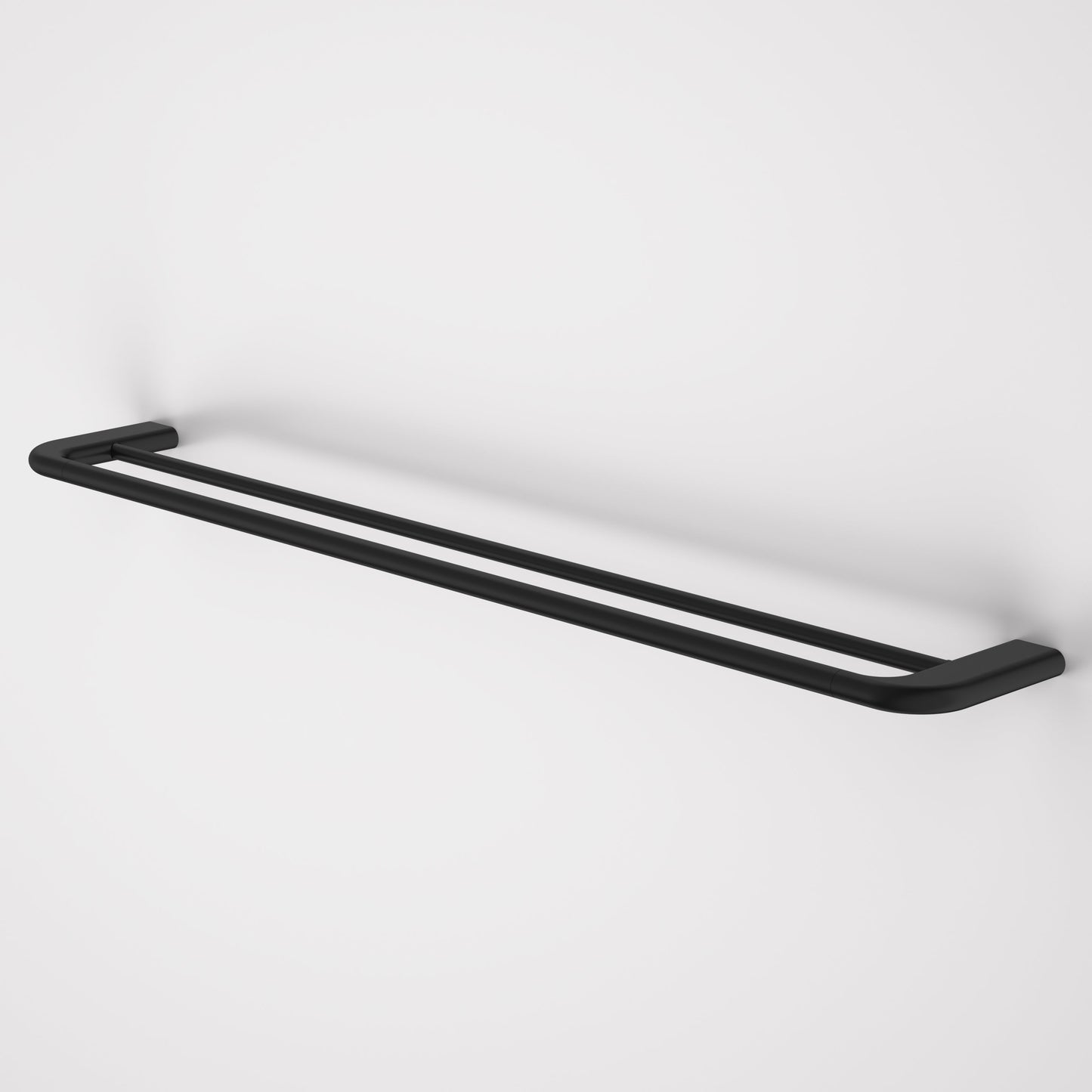 Contura II 820mm Double Towel Rail Matte Black
