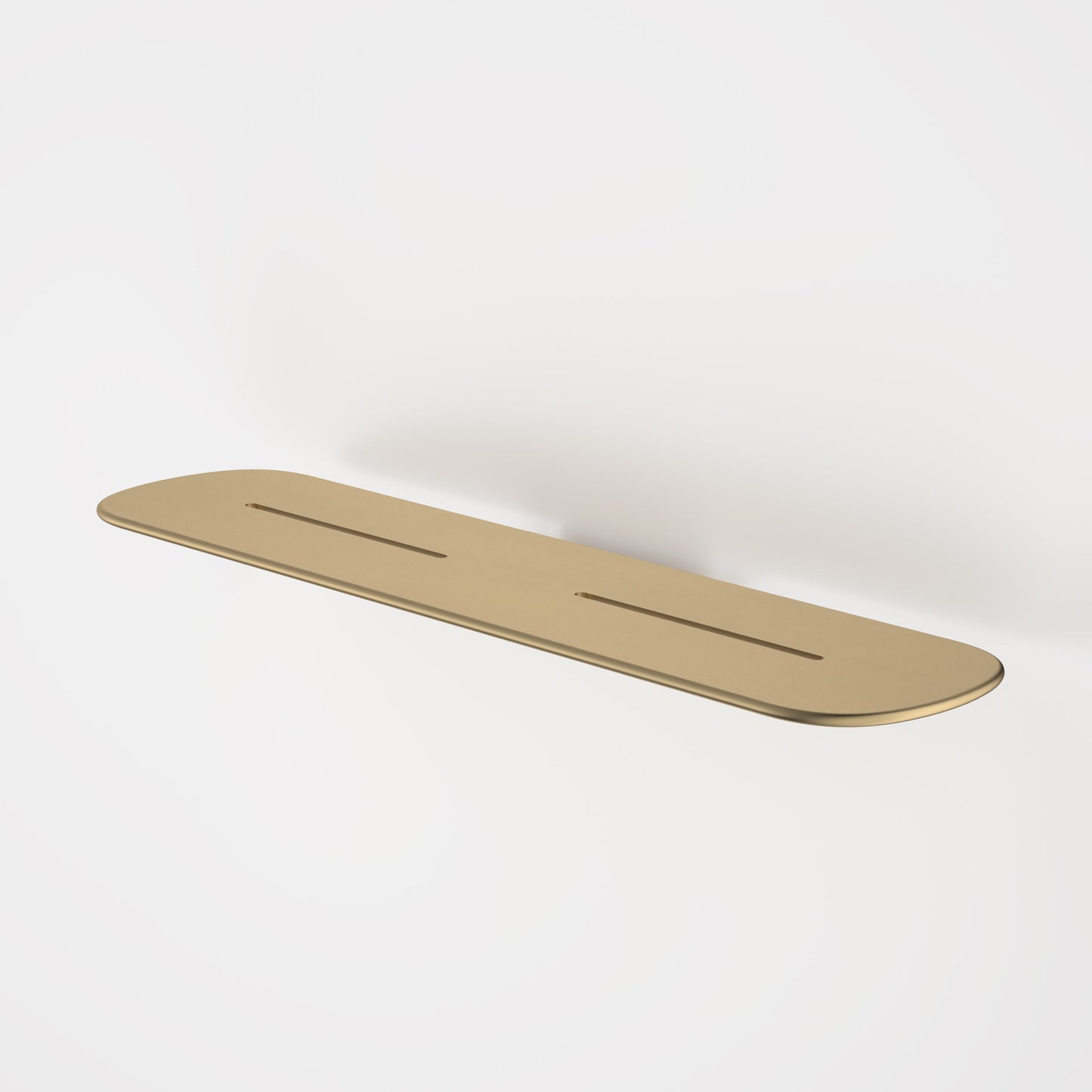 Contura II Bathroom Shelf Brushed Brass