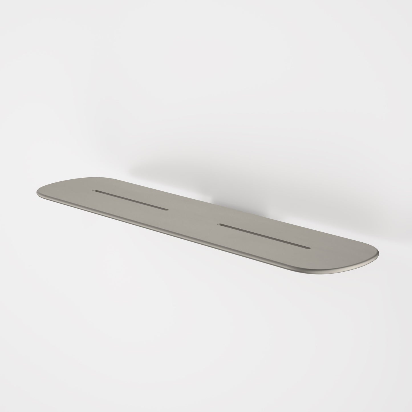 Contura II Bathroom Shelf Brushed Nickel