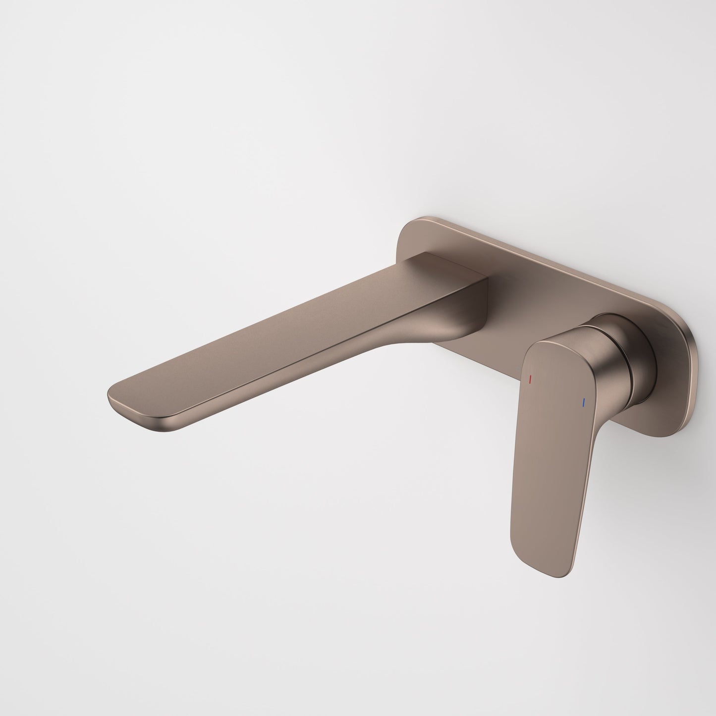 Contura II Wall Basin/Bath Mixer 180mm Brushed Bronze