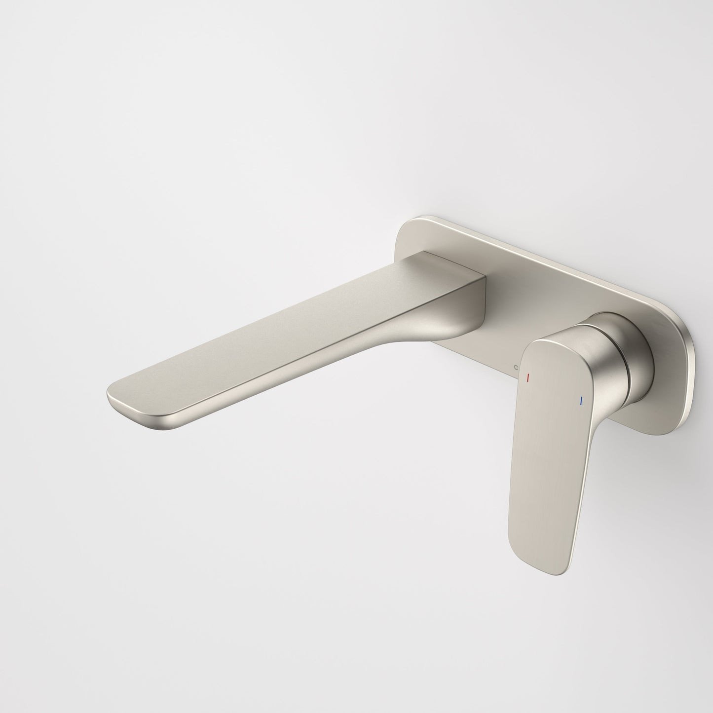 Contura II Wall Basin/Bath Mixer 180mm Brushed Nickel