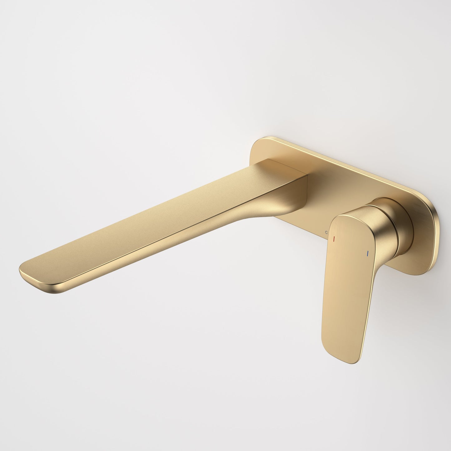Contura II Wall Basin/Bath Mixer 220mm Brushed Brass