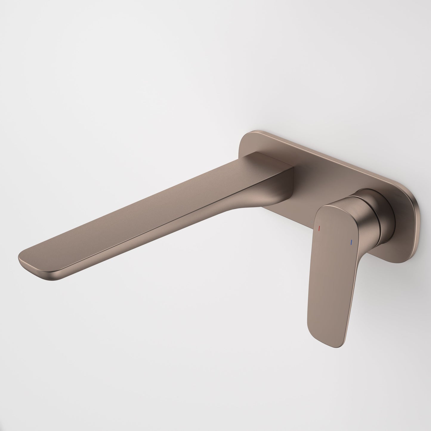 Contura II Wall Basin/Bath Mixer 220mm Brushed Bronze