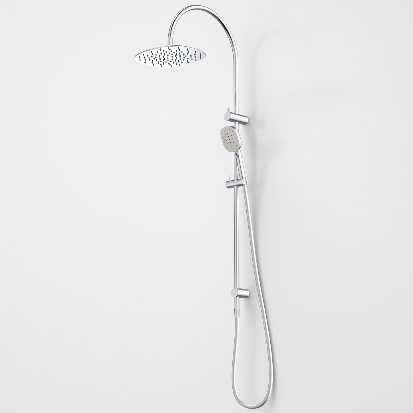 Contura II Rail Shower with Overhead Chrome
