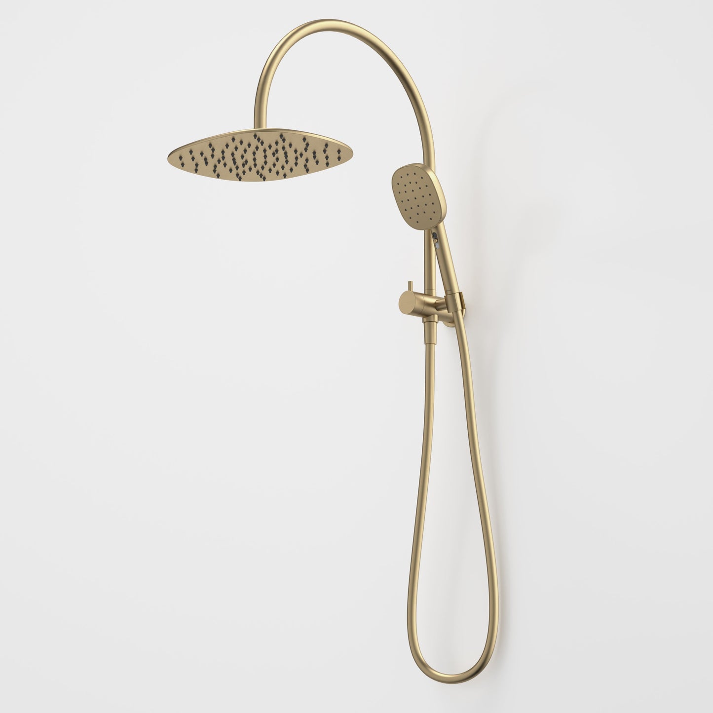 Contura II Compact Twin Shower Brushed Brass