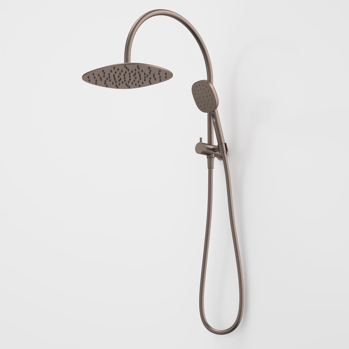 Contura II Compact Twin Shower Brushed Bronze