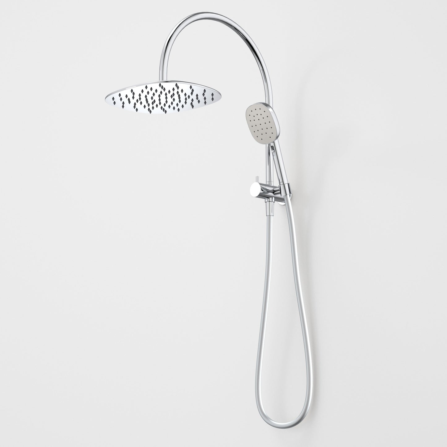 Contura II Compact Twin Shower Chrome