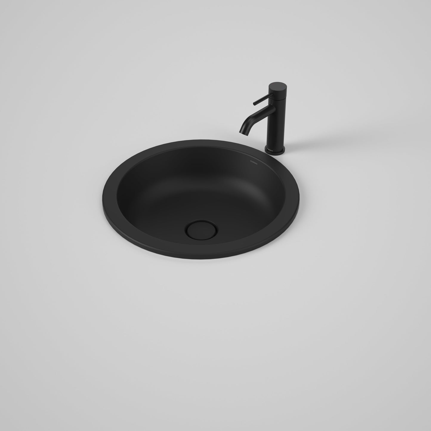Liano II 440mm Round Under/Over Counter Basin Matte Black