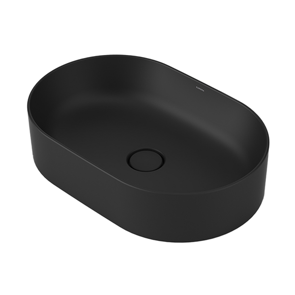 Liano II 530mm Pill Above Counter Basin Matte Black