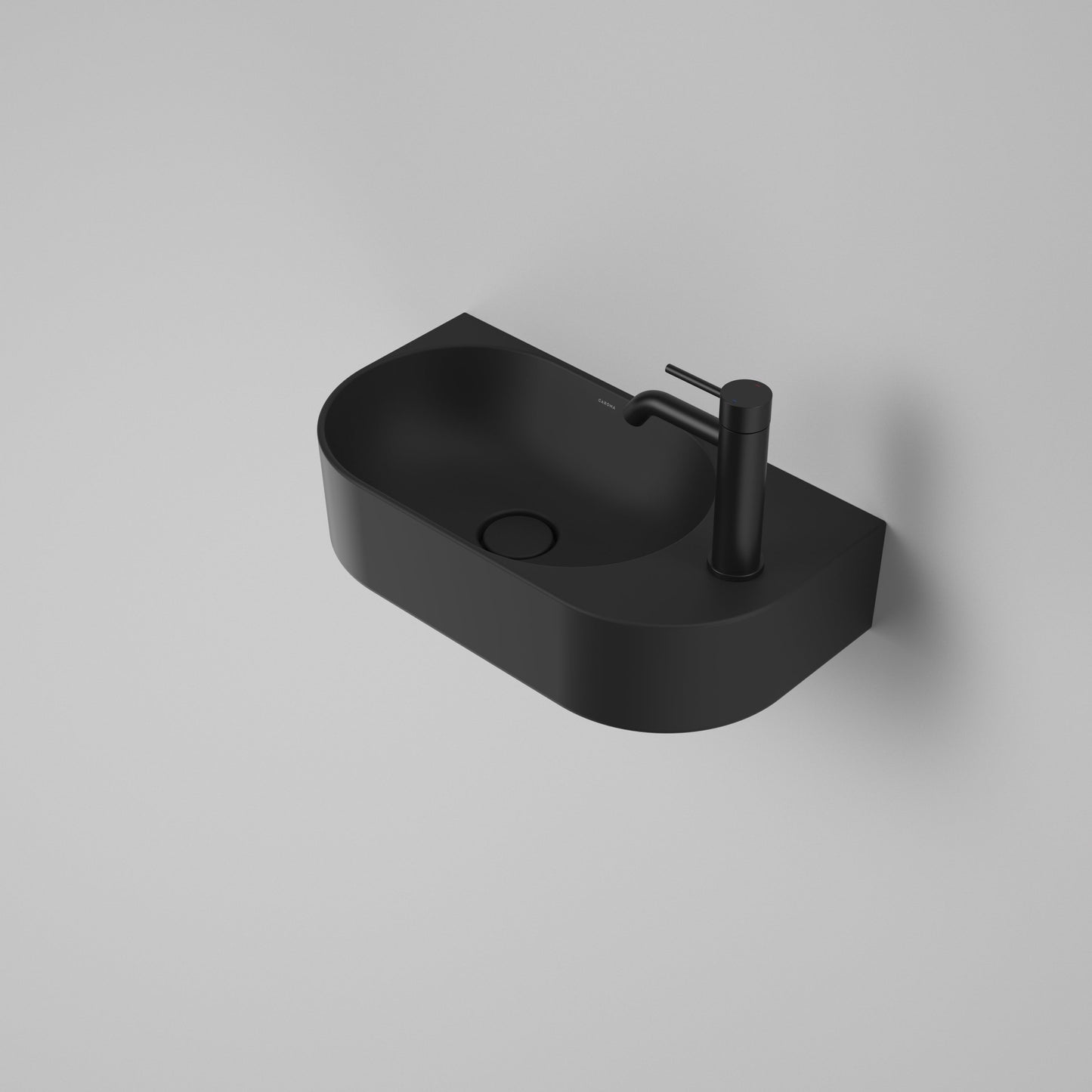 Liano II Hand Wall Basin Matte Black