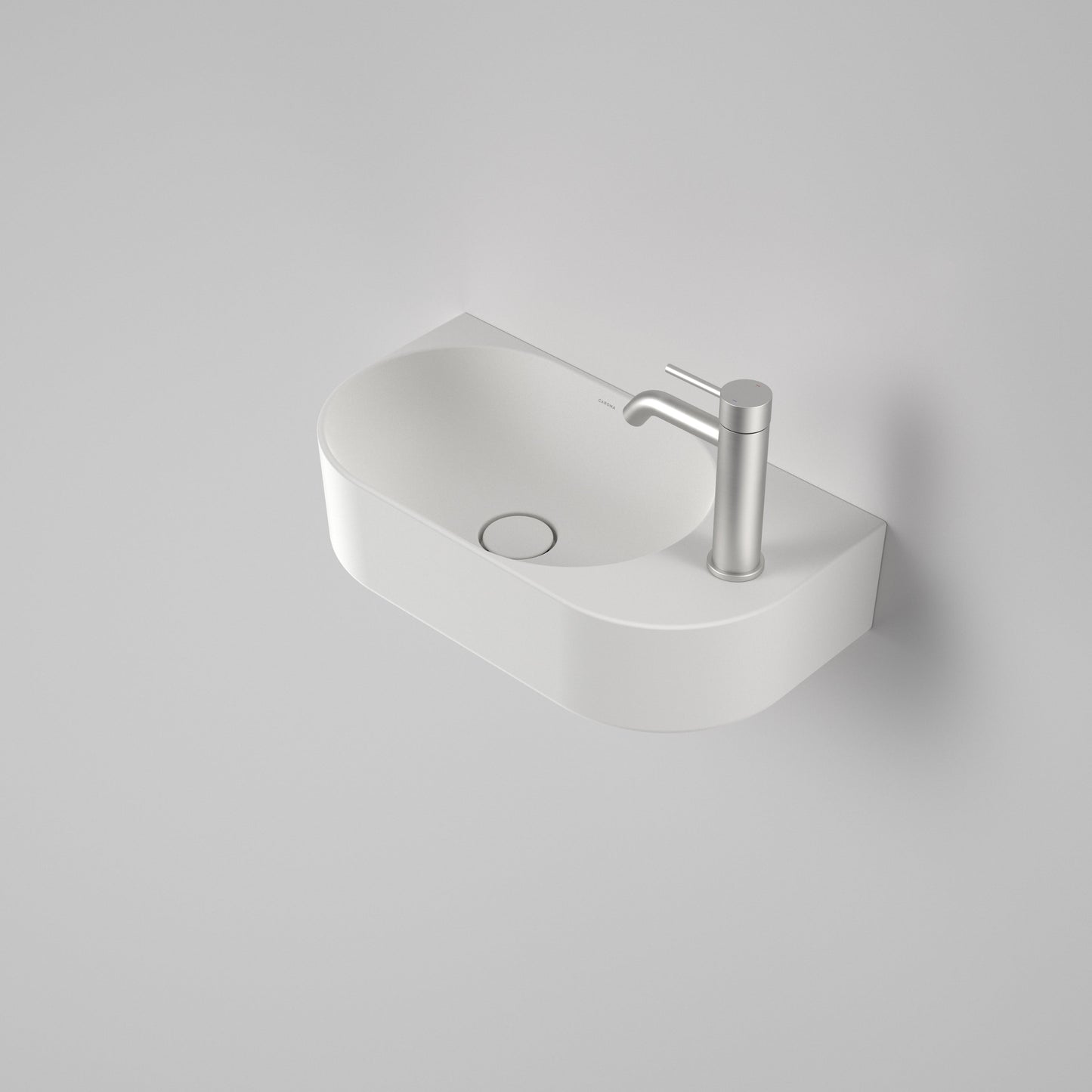 Liano II Hand Wall Basin Matte White