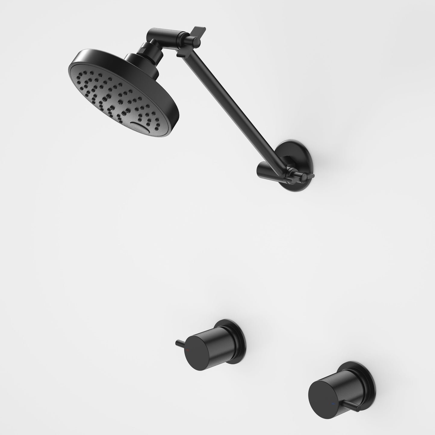 Luna Lever Shower Set Black