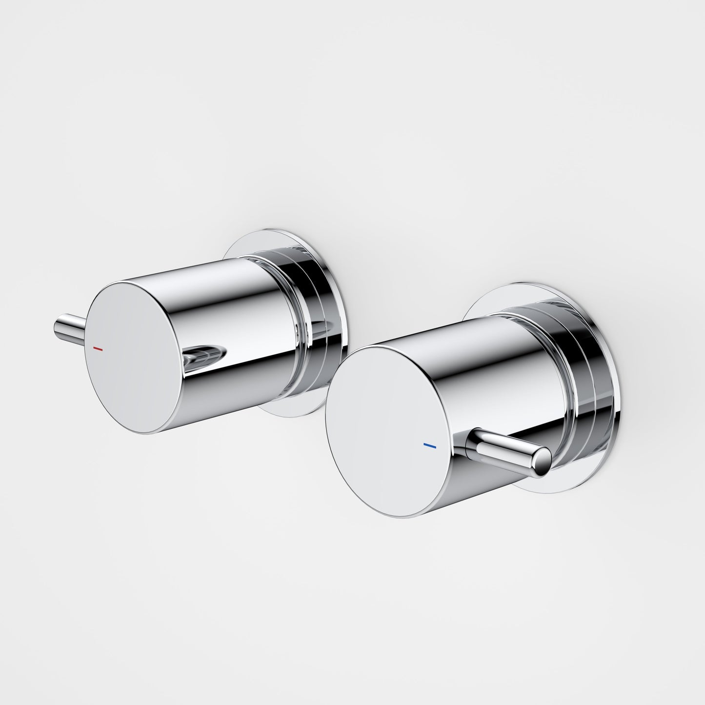 Luna Lever Wall Top Assemblies Chrome Lead Free