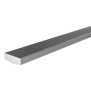 Phoenix V Channel Drain HG 75 x 1215mm Outlet 65mm Stainless Steel - Stainless Steel