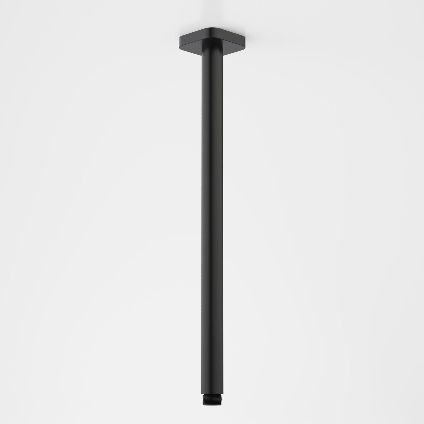 Luna Straight Arm Square Flange 410mm Black