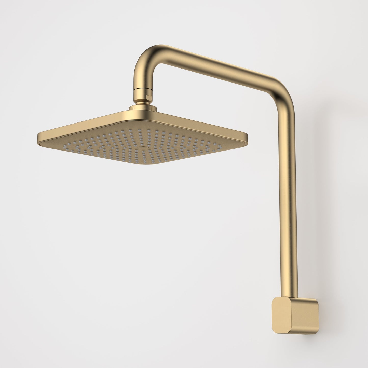 Luna Fixed Overhead Shower Brushed Brass