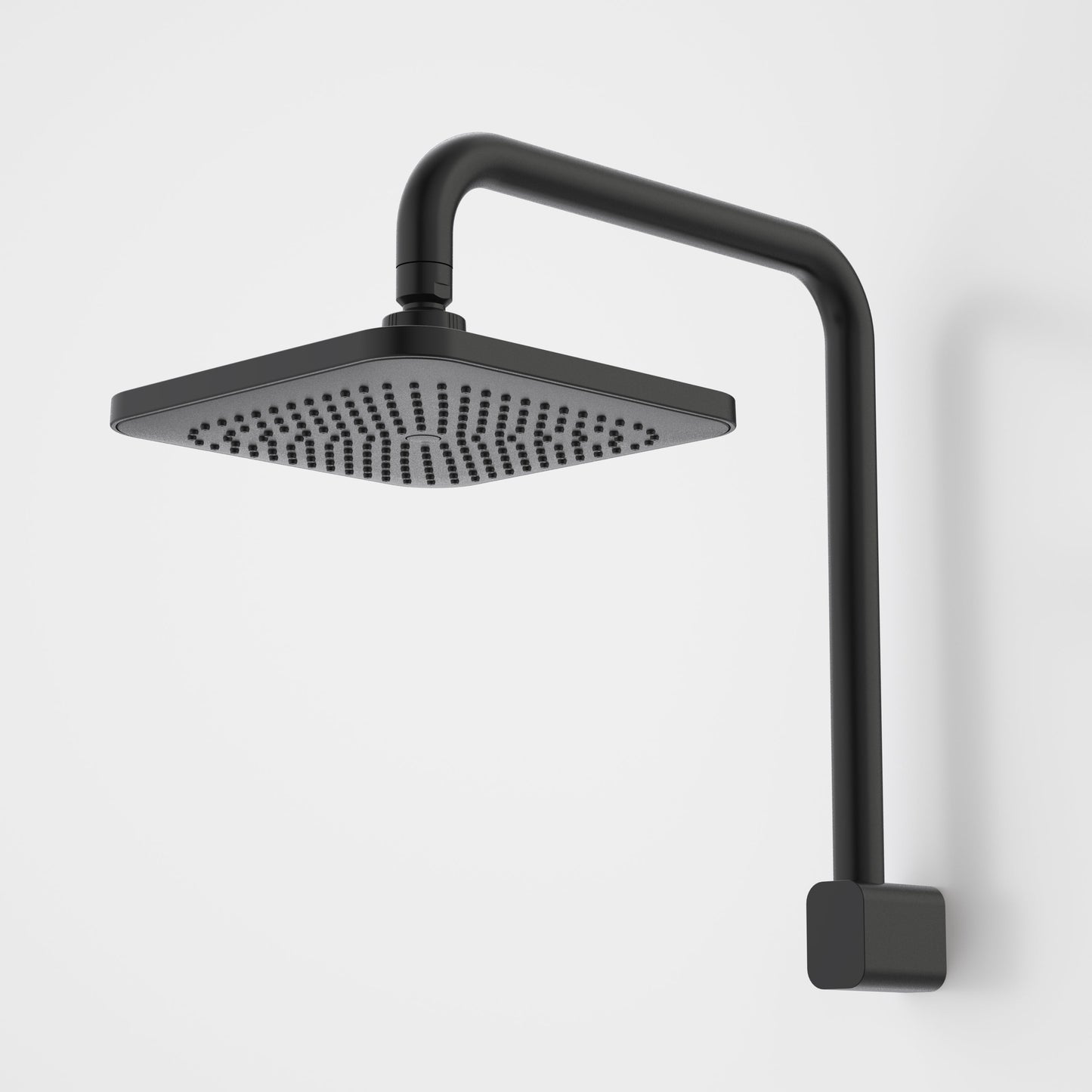 Luna Fixed Overhead Shower Black
