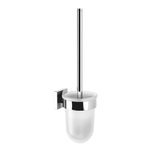 Radii Toilet Brush & Holder Square Chrome - Chrome