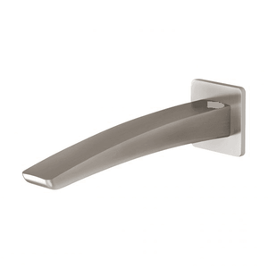 Rush Wall Bath Outlet 180mm Brushed Nickel - Brushed Nickel
