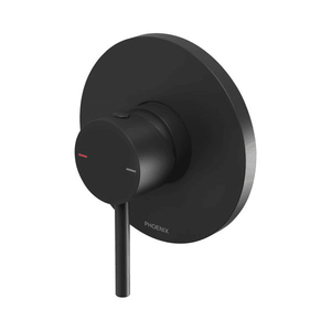 Pina Shower / Wall Mixer Trim Kit Only Matte Black - Matte Black