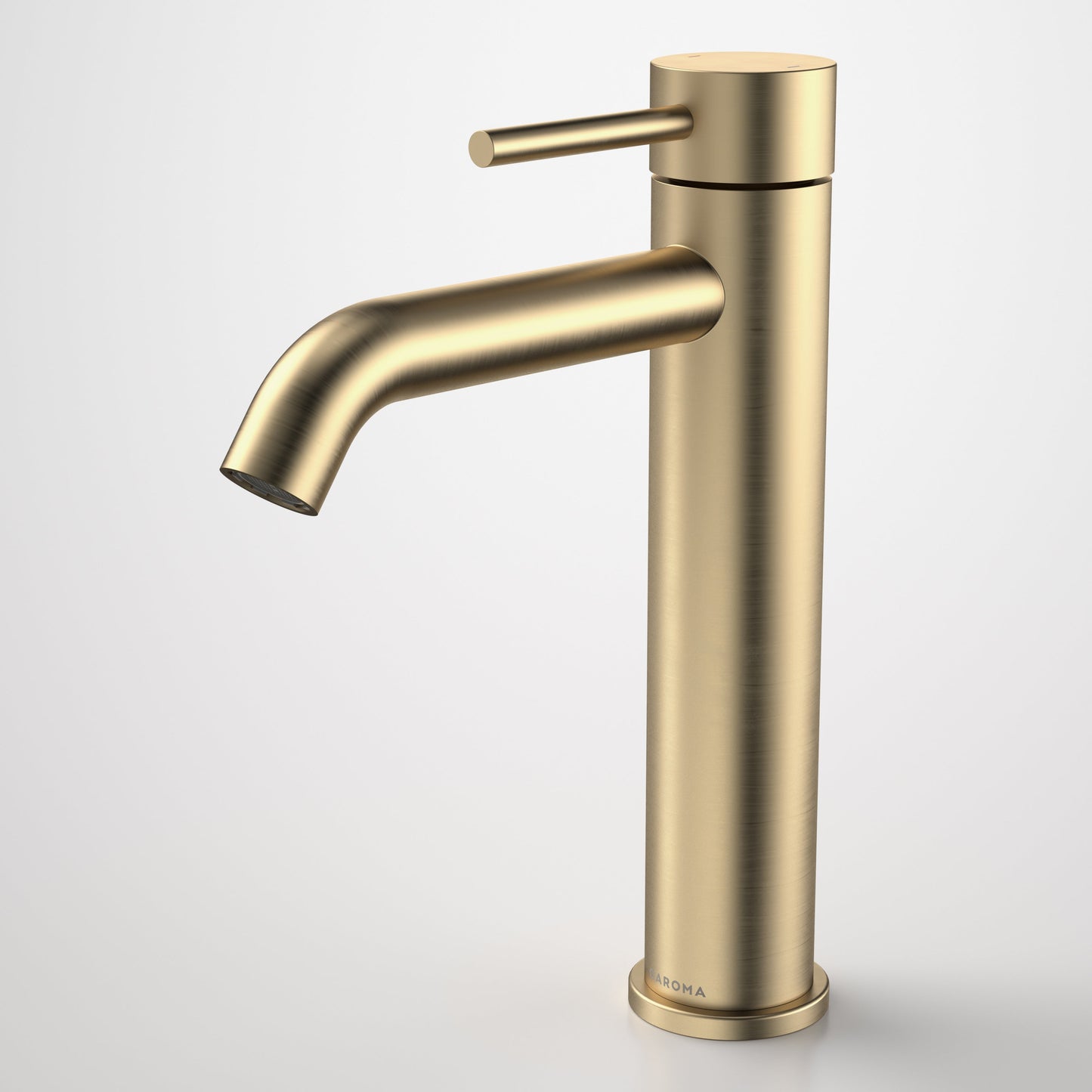 Liano II Mid Tower Basin Mixer Brushed Brass Lead Free