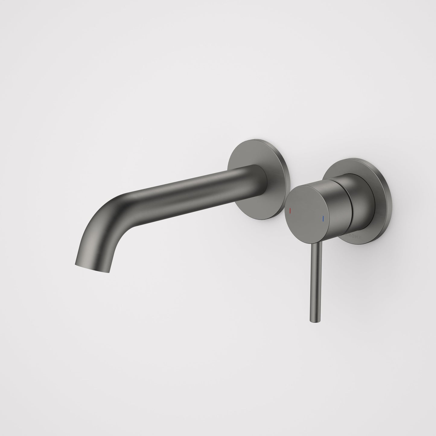 Liano II 175mm Wall Basin/Bath Mixer and Outlet Gunmetal Lead Free