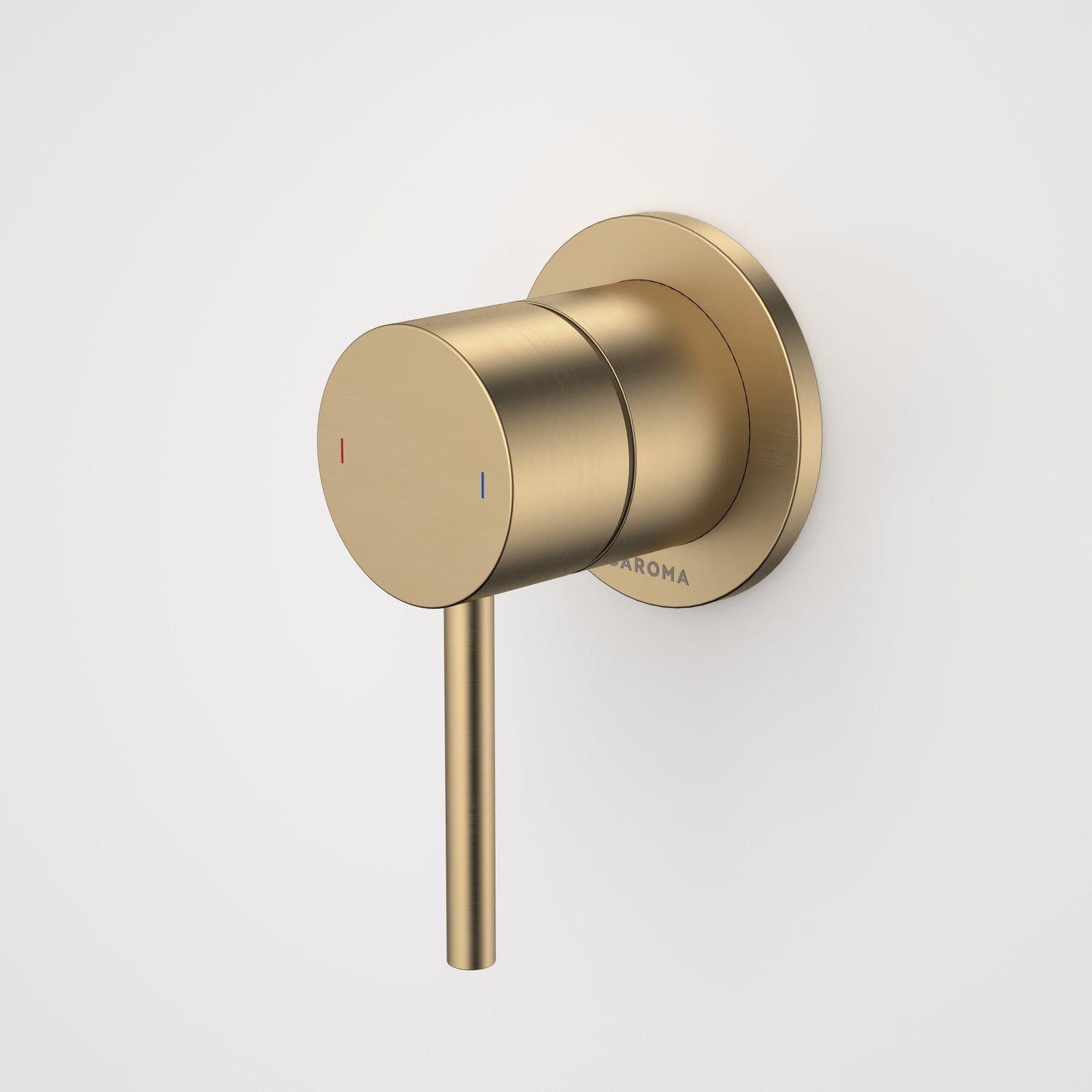 Liano II Bath / Shower Mixer Round Cover Plate Brushed Brass