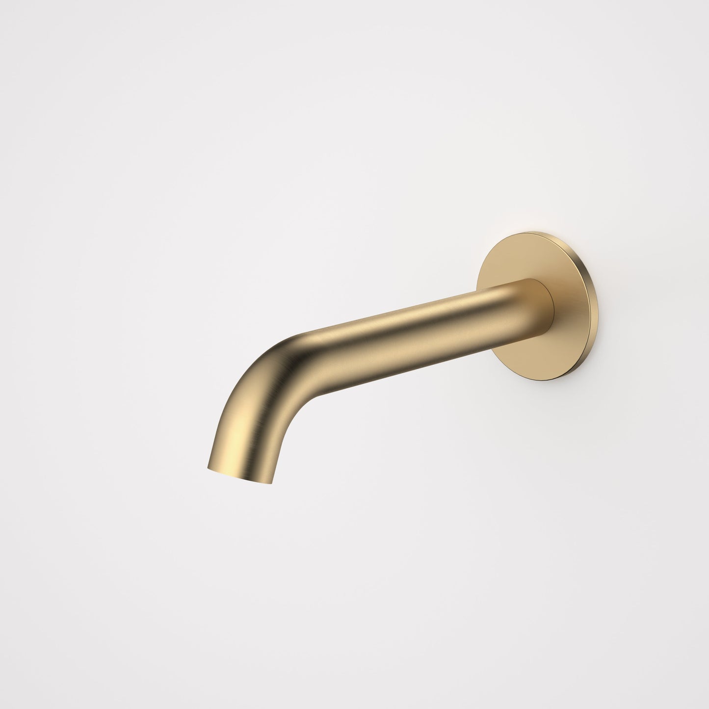 Liano II 175mm Basin/Bath Outlet Round Brushed Brass
