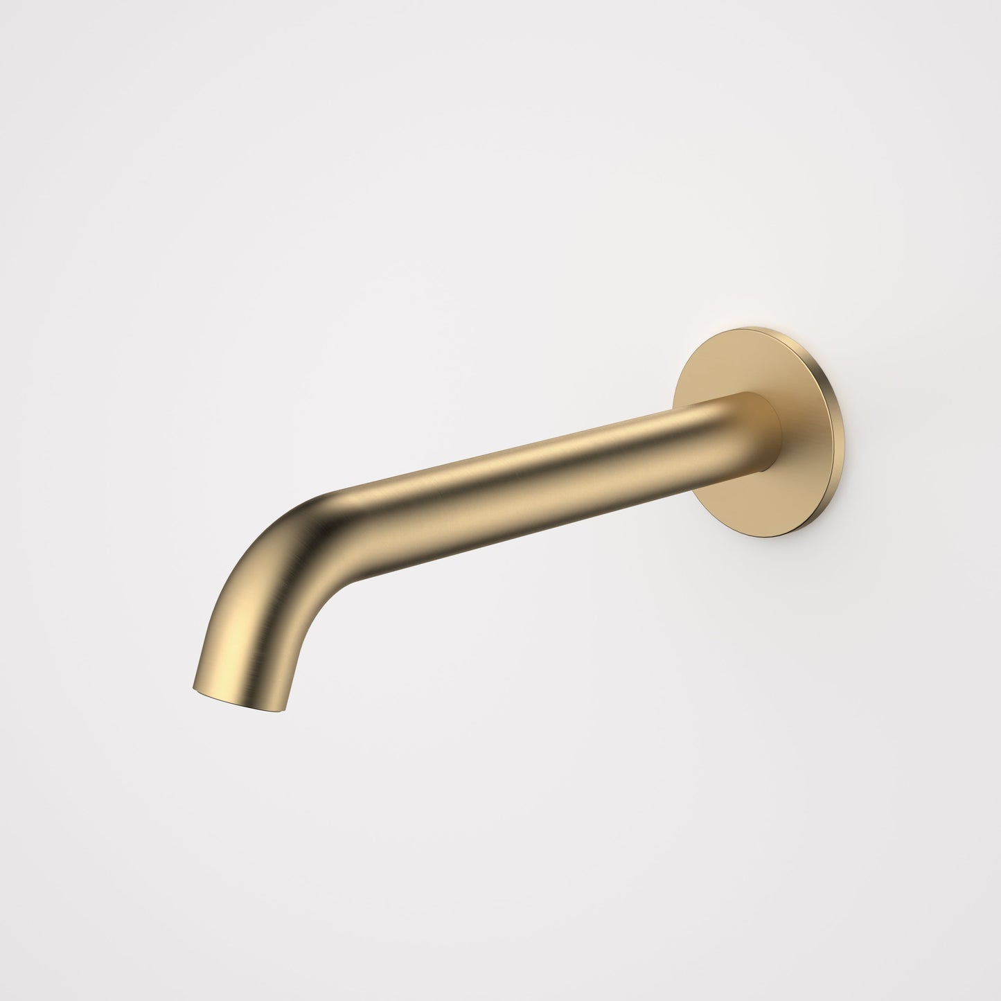 Liano II 210mm Basin/Bath Outlet Round Brushed Brass Lead Free