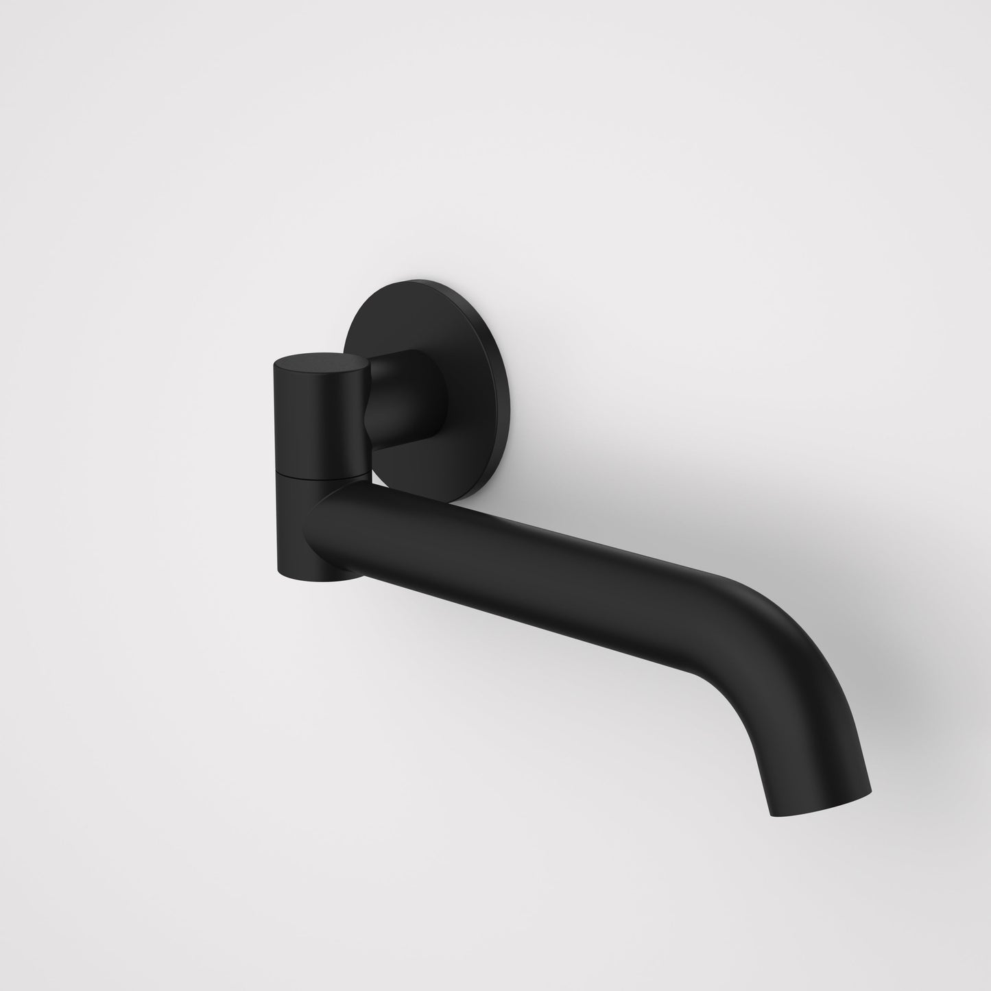 Liano II 220mm Bath Swivel Outlet Round Matte Black