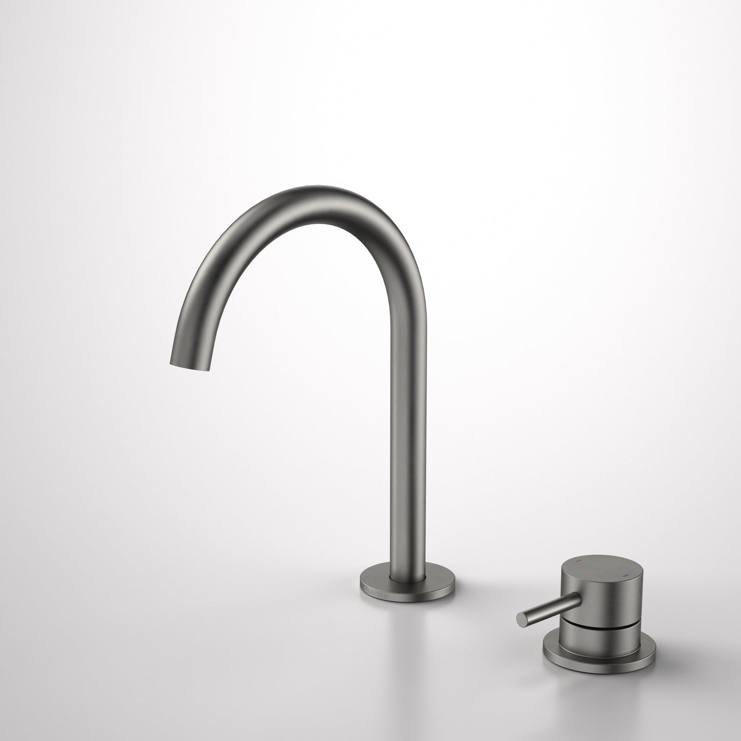 Liano II Hob Basin Mixer Set 160mm Gunmetal