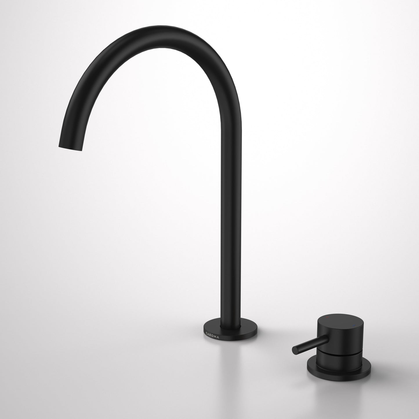 Liano II Hob Basin/Sink Mixer Set 200mm Matte Black