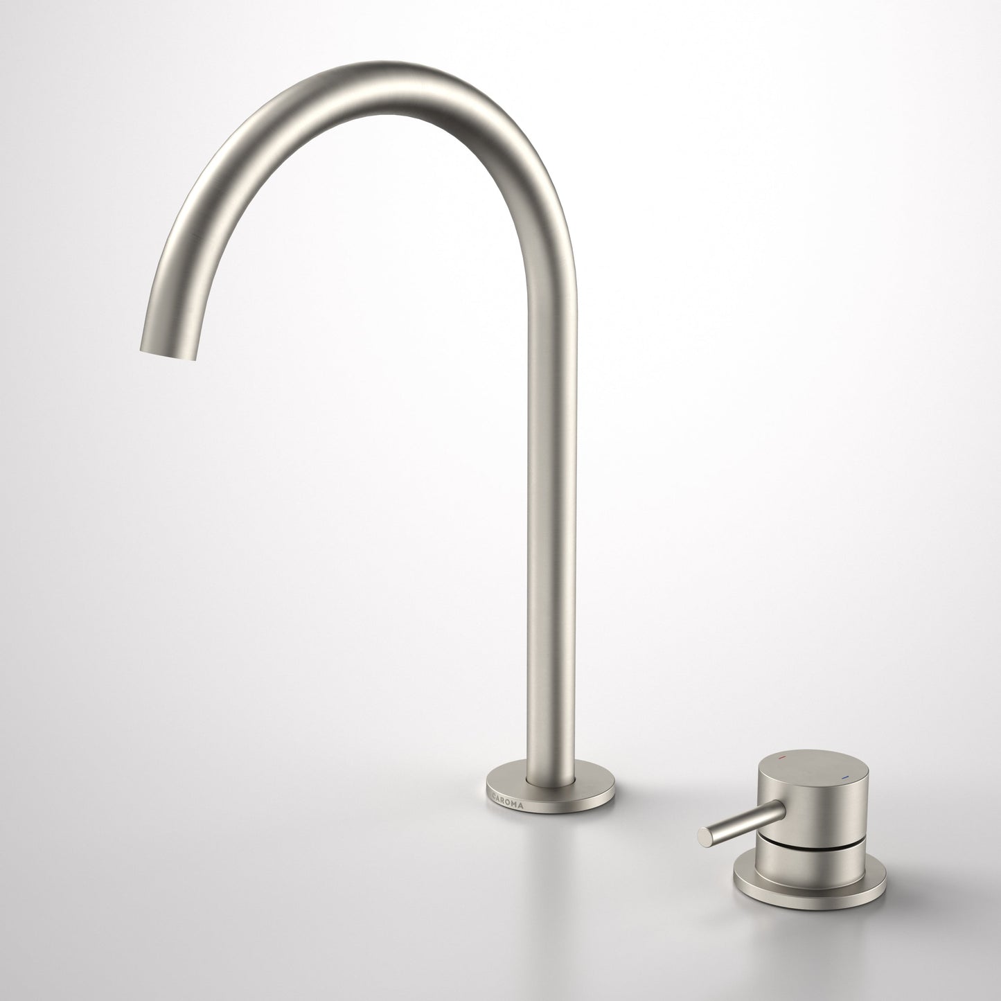 Liano II Hob Basin/Sink Mixer Set 200mm Brushed Nickel