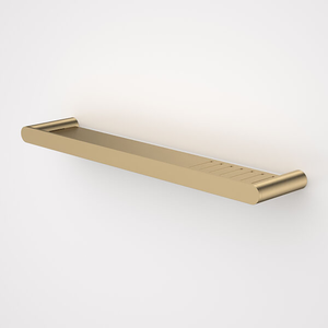 Urbane II Bathroom Shelf Brushed Brass - Brushed Brass