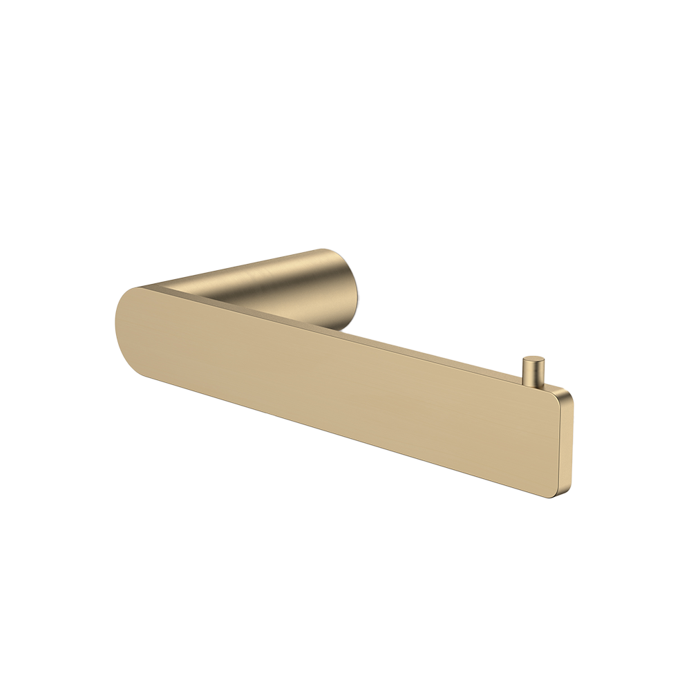 Urbane II Toilet Roll Holder Brushed Brass