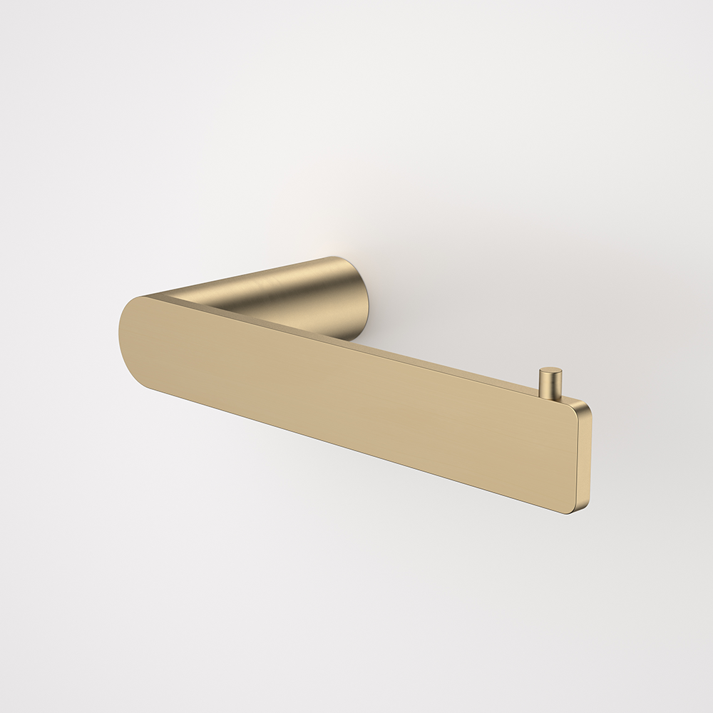 Urbane II Toilet Roll Holder Brushed Brass