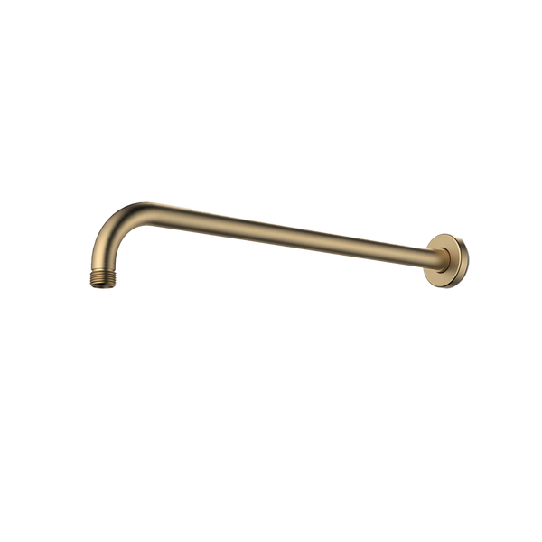Urbane II 415mm Right Angled Shower Arm Brushed Brass