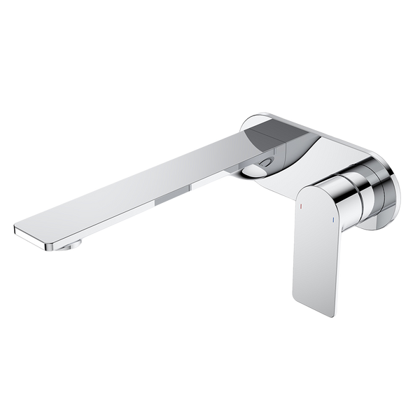 Urbane II 220mm Wall Basin/Bath Mixer and Outlet Round Plate Lead Free Chrome