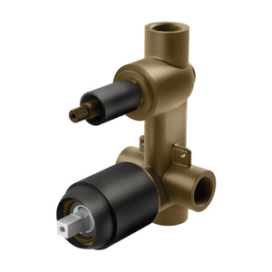 Builders Shower / Bath Diverter Mixer Body Only Matte Black - Matte Black