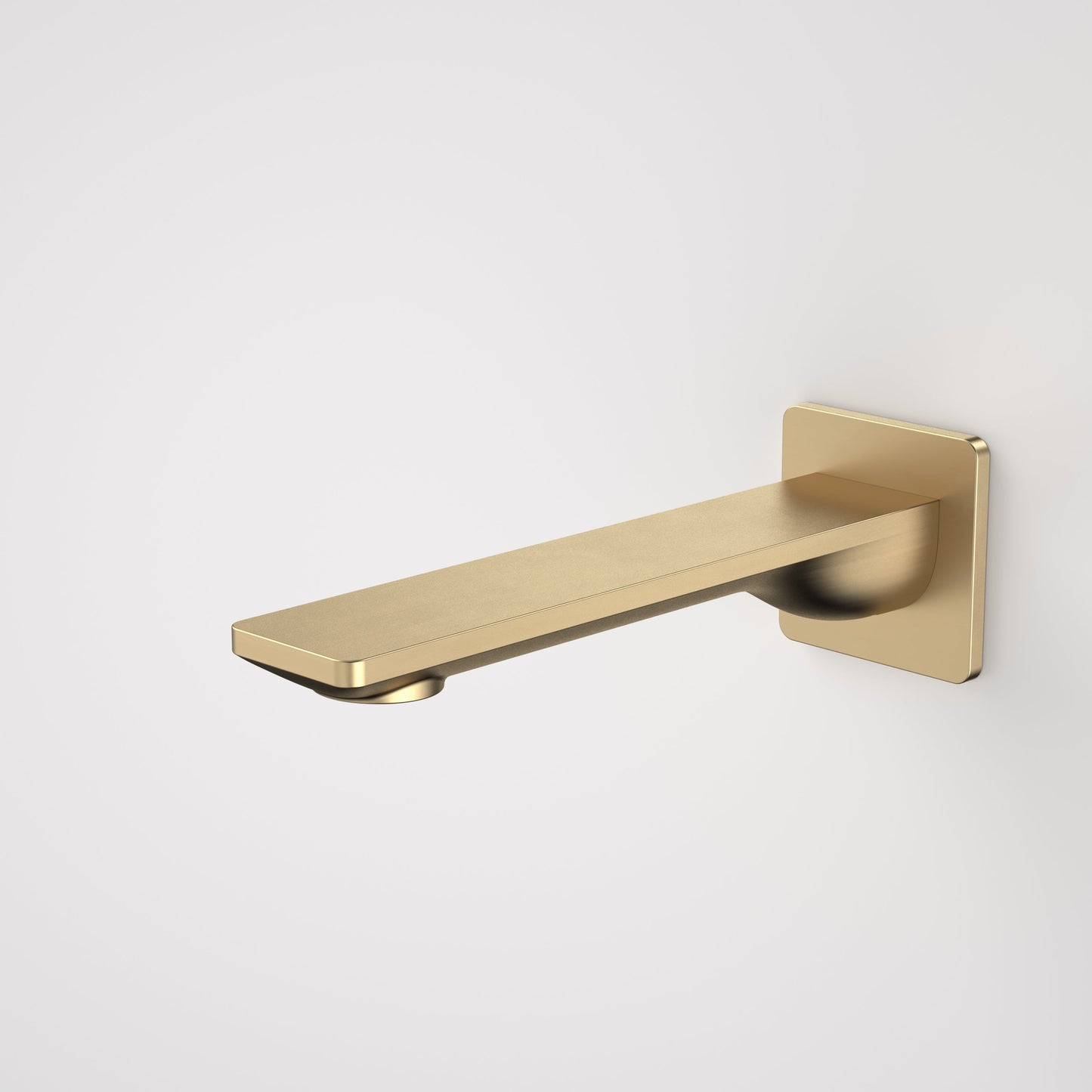 Urbane II 180mm Basin/Bath Outlet Square Cover Plate Brushed Brass Lead Free
