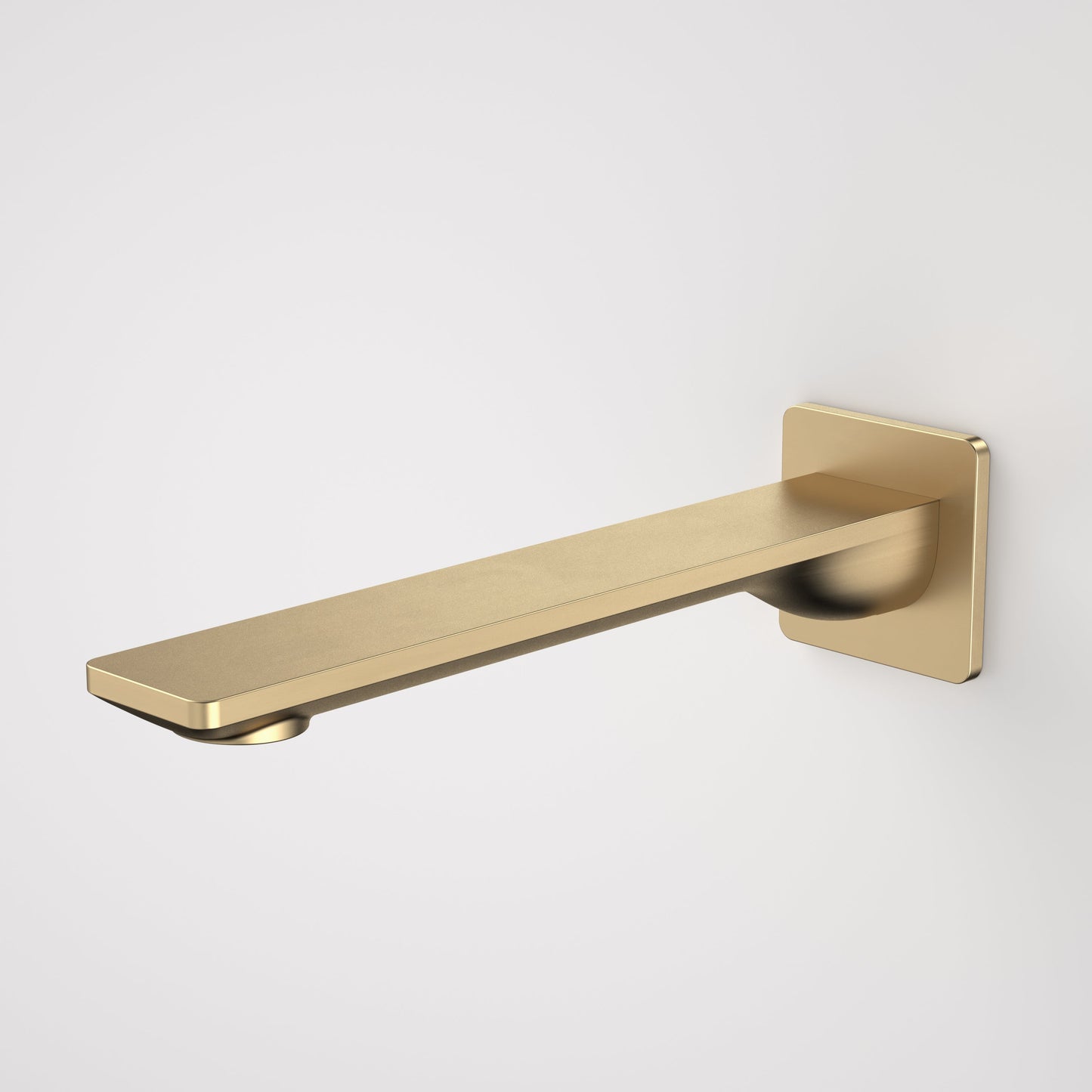 Urbane II 220mm Basin/Bath Outlet Square Cover Plate Brushed Brass